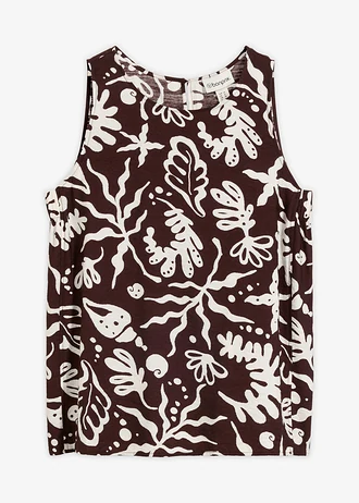 Top sans manches en viscose fluide