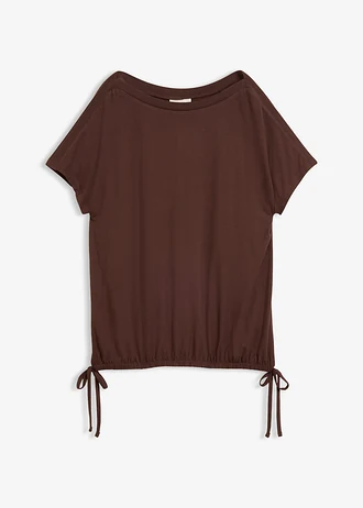 T-shirt met soepele viscose