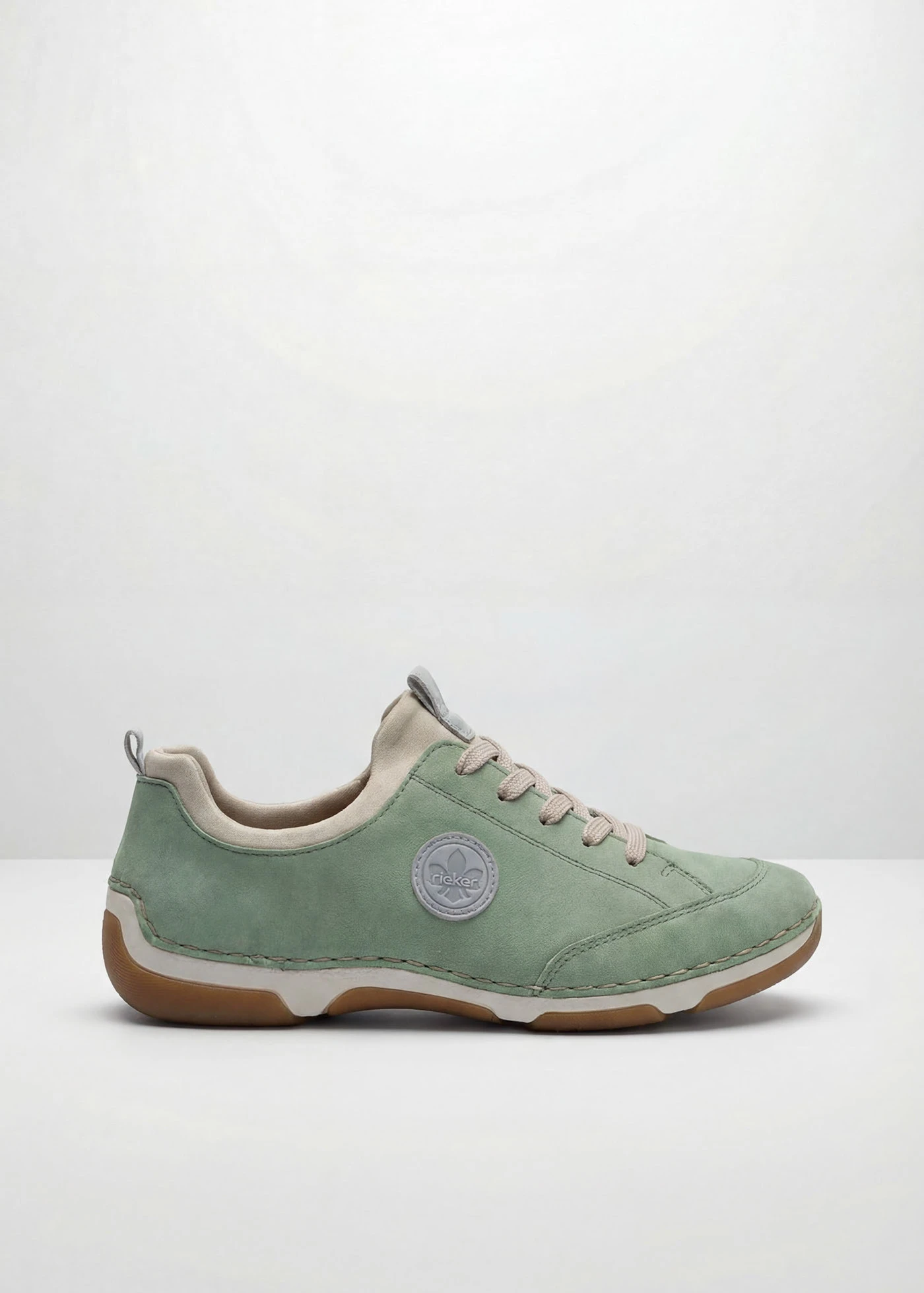 Sneakers confortables Rieker à première rembourrée • vert sauge • Boutique bonprix