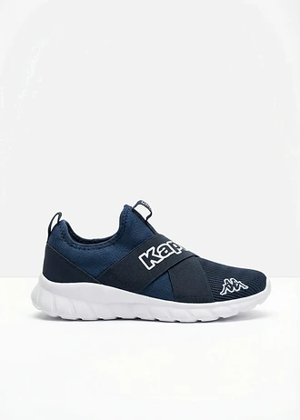 Komfort slip-in-sneakers van Kappa, van zacht materiaal, Kleur: donkerblauw