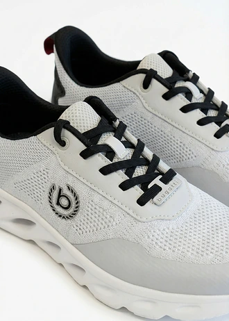Bugatti-sneakers met lichte zool, Kleur: wit