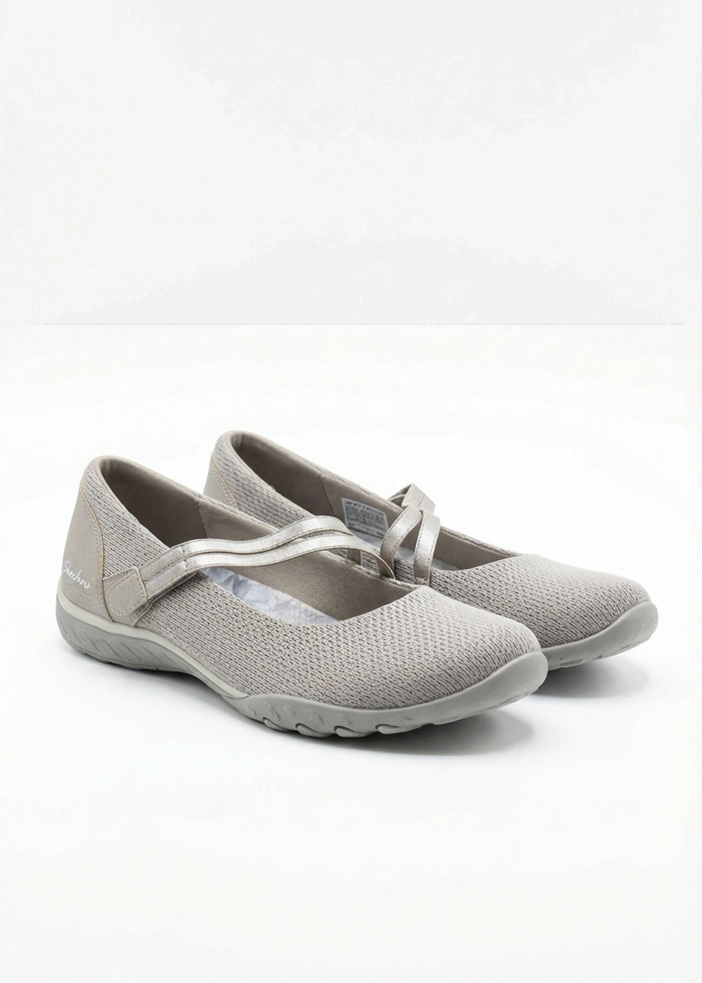Skechers ballerina's met flexibele zool • taupe • bonprix online shop