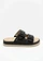 Tom Tailor plateauslippers met gehaakt effect, Kleur: zwart