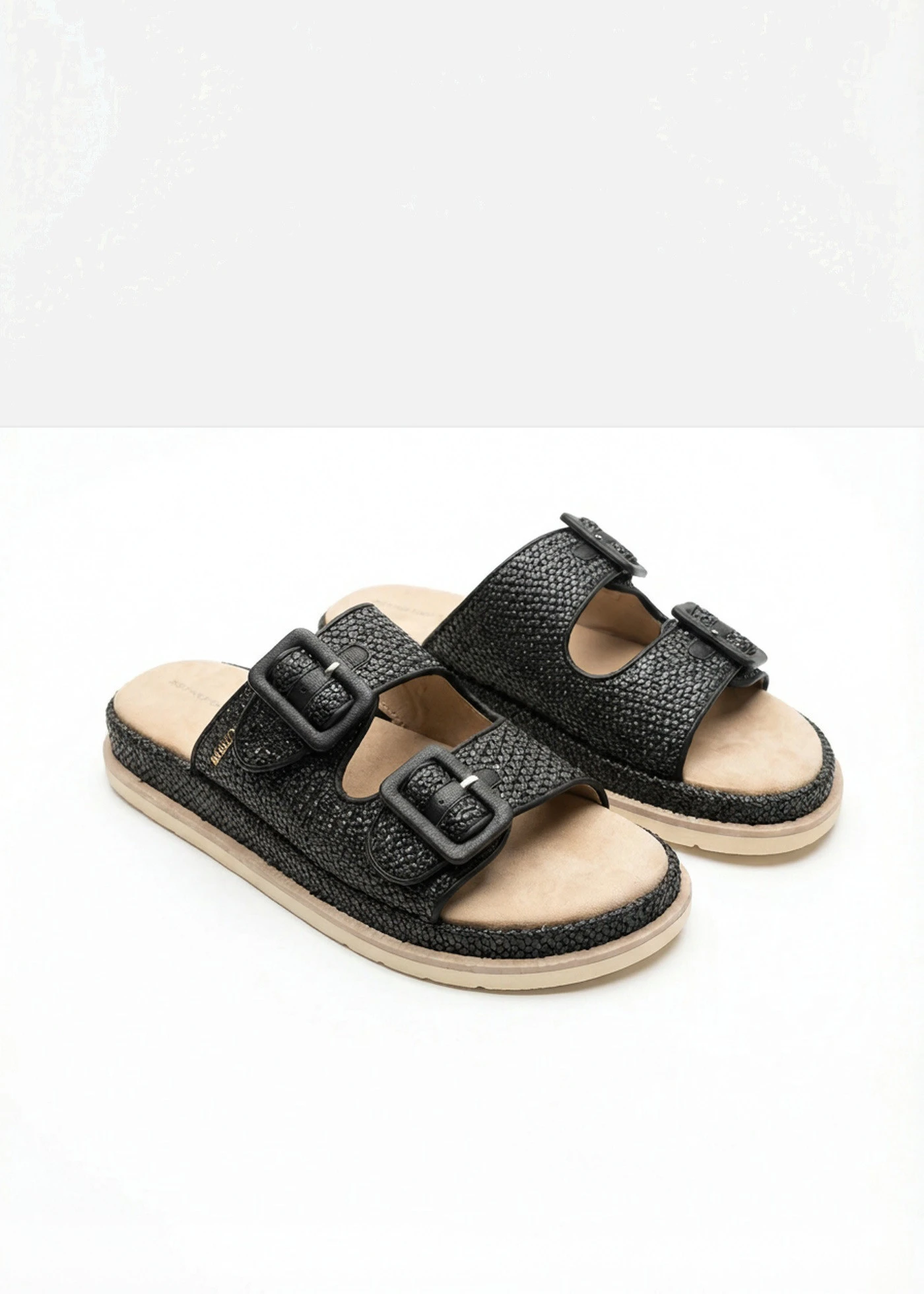 Mules à plateforme Tom Tailor effet crochet • noir • Boutique bonprix