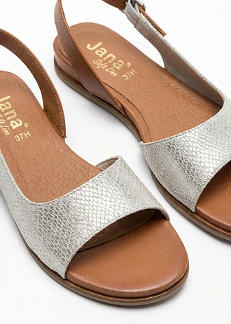 Jana sandalen in comfortabele wijdte • goud slangenprint • bonprix online shop