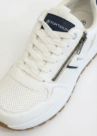 Tom Taylor sneakers met ritssluiting • wit • bonprix online shop