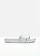 Fila-slippers met metallic details, Kleur: wit-metallic zilver