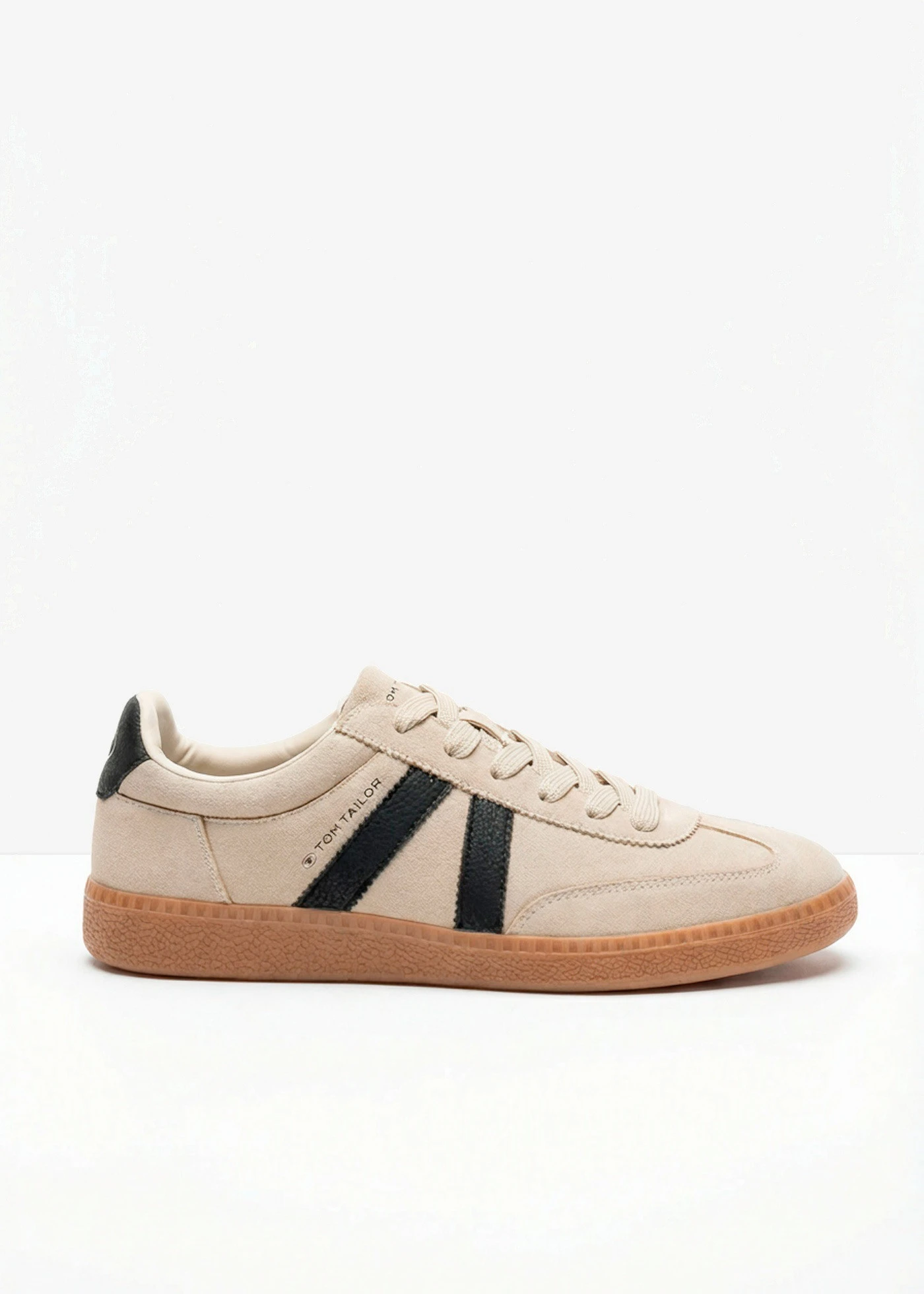 Sneakers van Tom Tailor in retro look • beige-zwart • bonprix online shop
