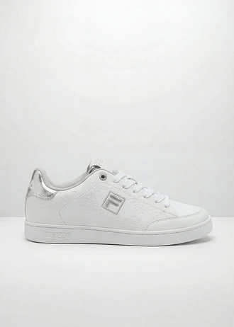 Wygodne sneakersy z wyściełaną wkładką marki Fila • biało-srebrny • sklep bonprix