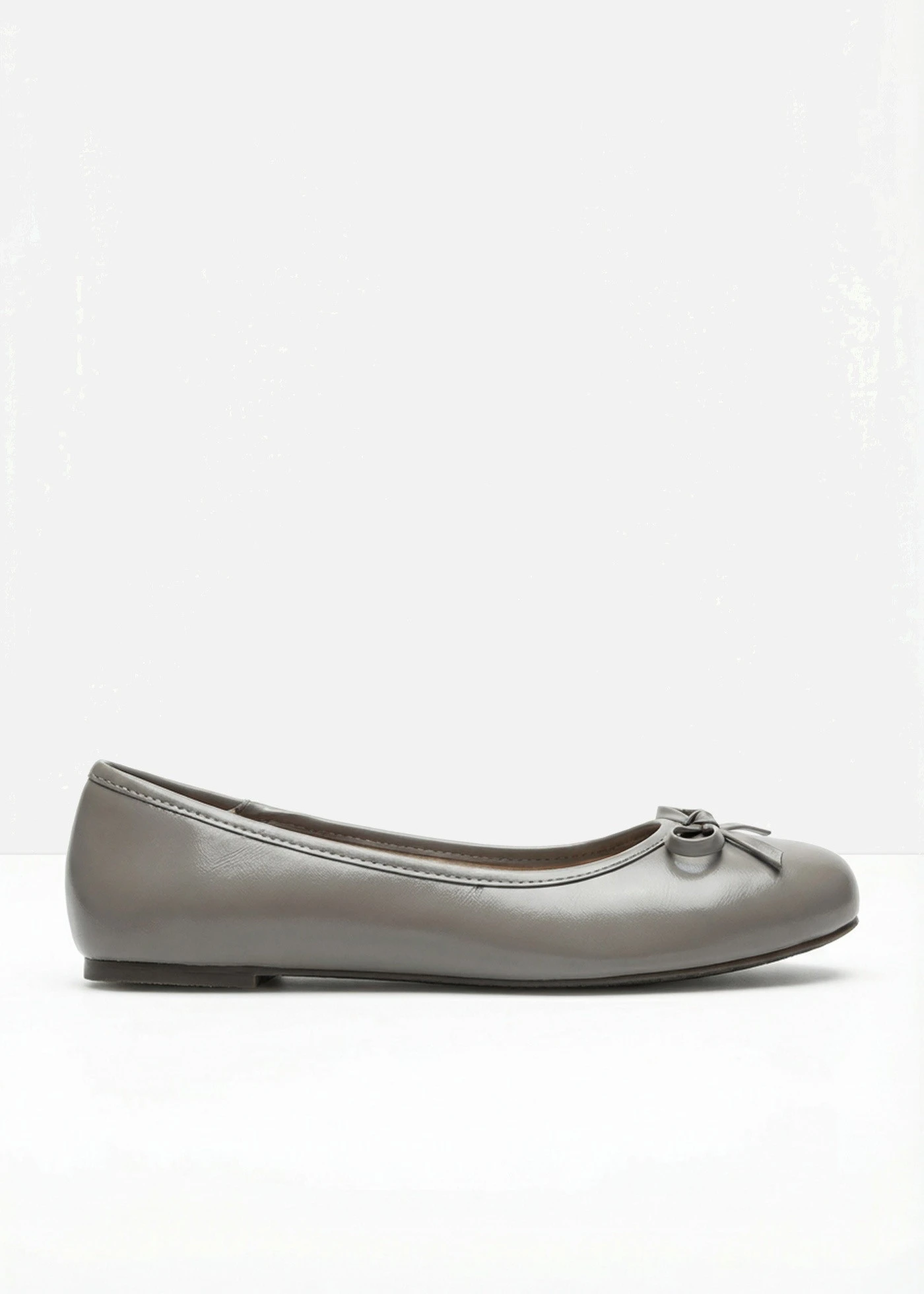 Ballerina's met strikje • taupe • bonprix online shop