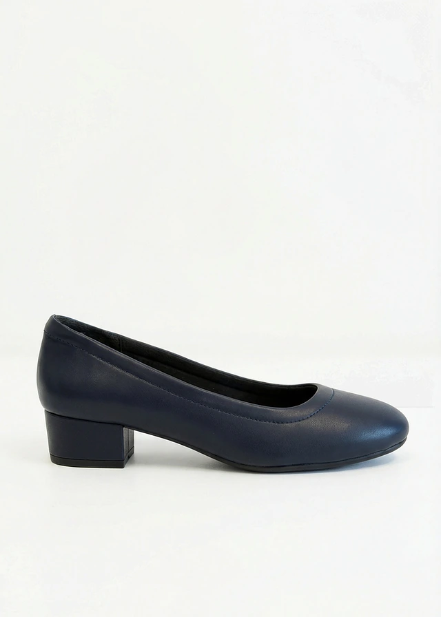 Escarpins à talon carré • bleu profond • Boutique bonprix