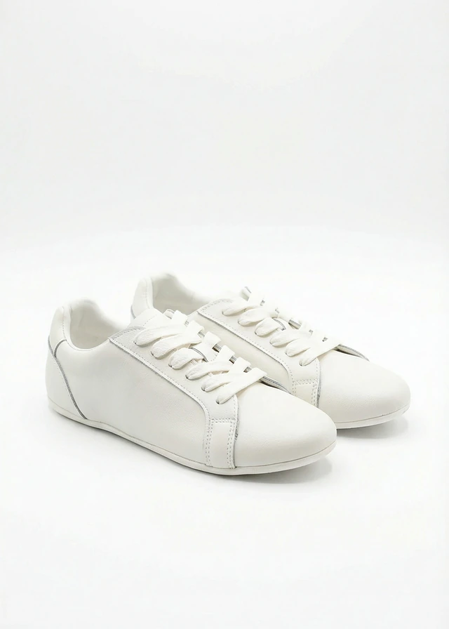 Leren barefootschoenen, Kleur: wit