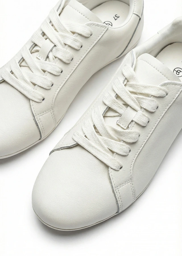 Leren barefootschoenen, Kleur: wit