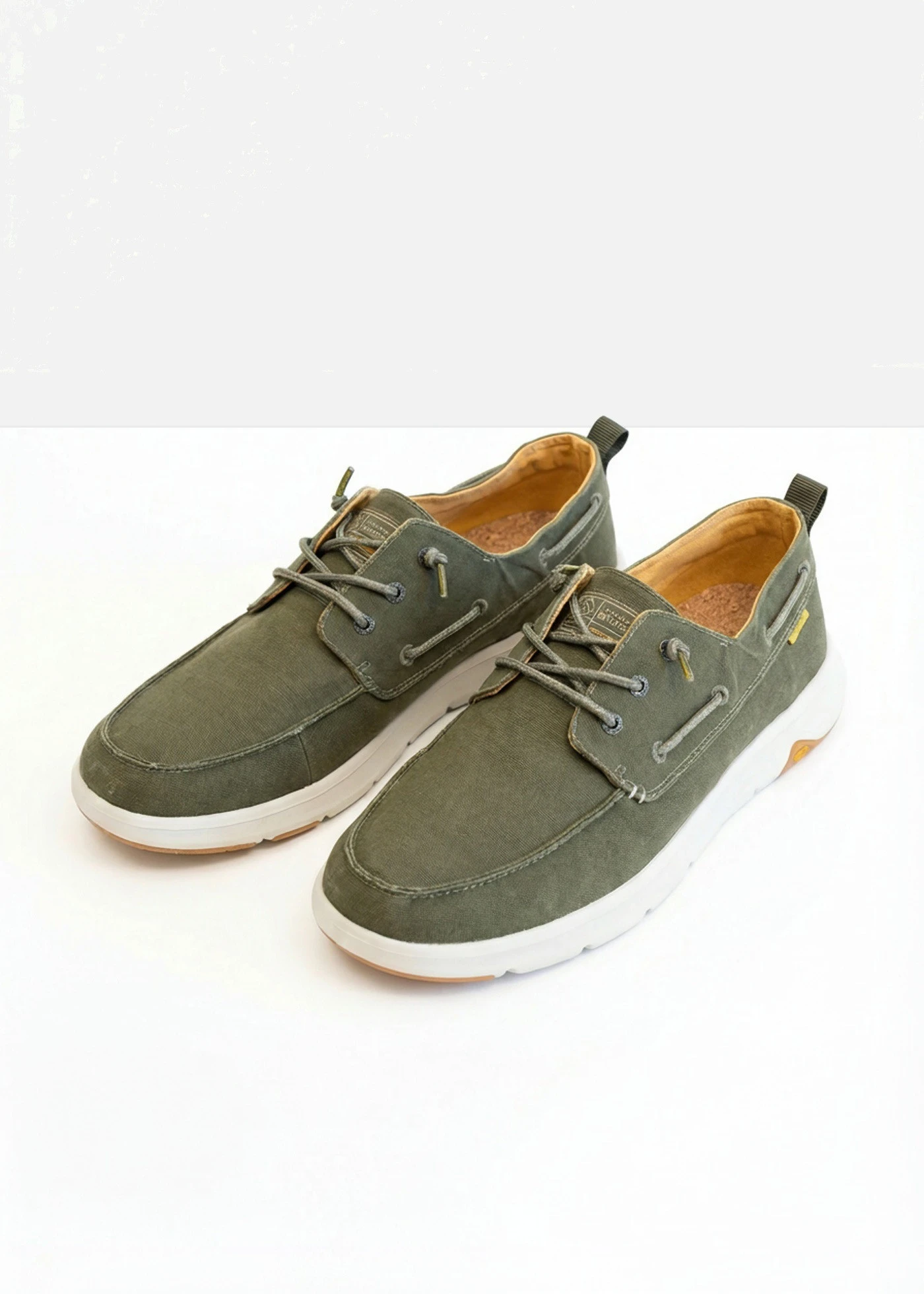 Camel Active instappers van katoenen canvas • kaki • bonprix online shop