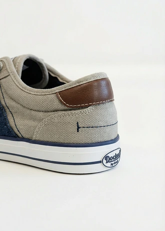 Sneakersy Dockers by Gerli z bawełnianego płótna • beżowy • sklep bonprix