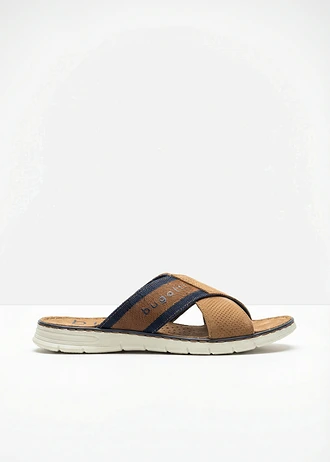 Mules Bugatti en cuir • cognac • Boutique bonprix