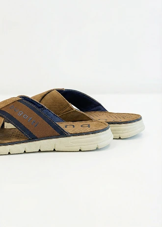 Mules Bugatti en cuir • cognac • Boutique bonprix