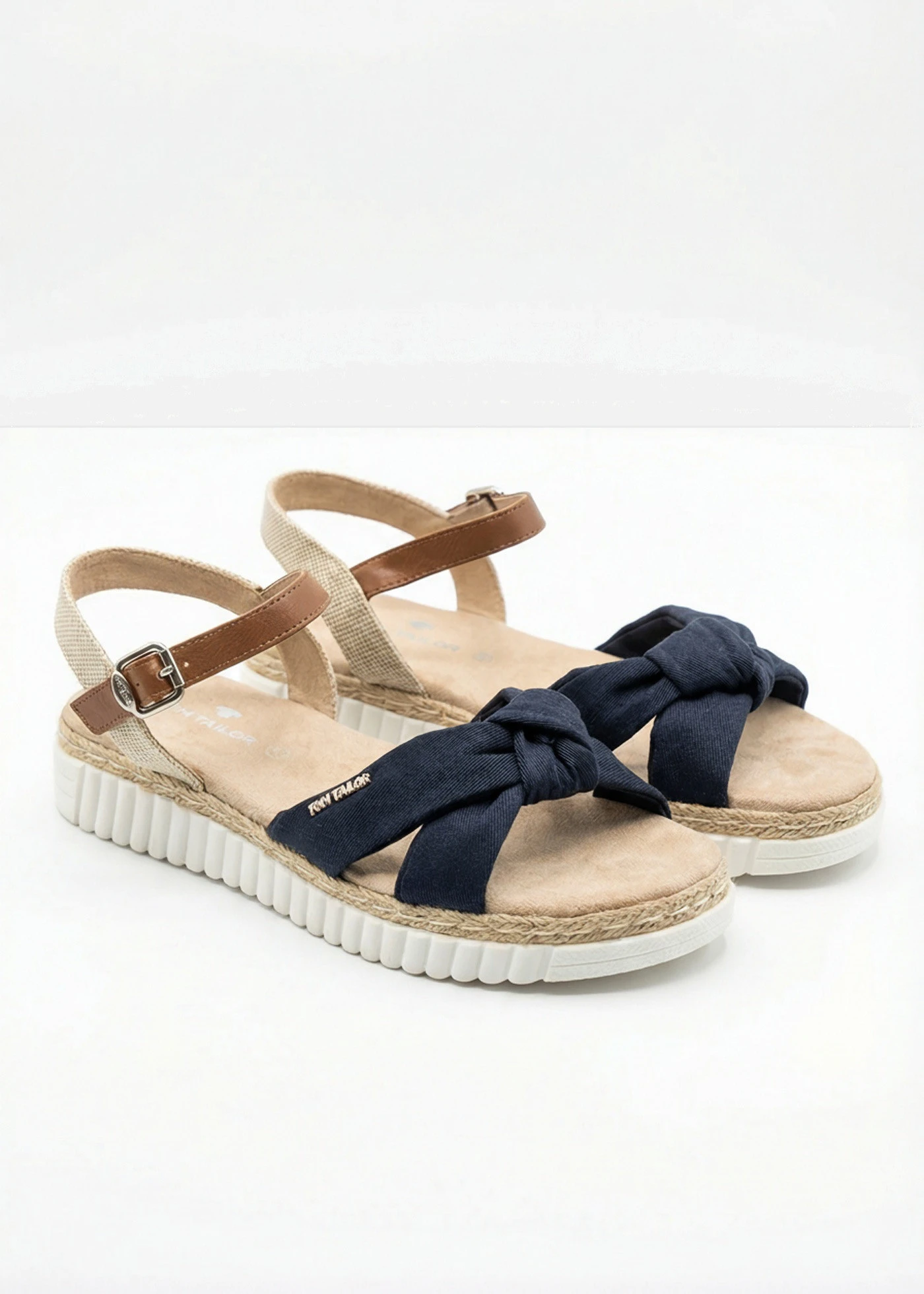 Sandales compensées Tom Tailor • bleu foncé • Boutique bonprix
