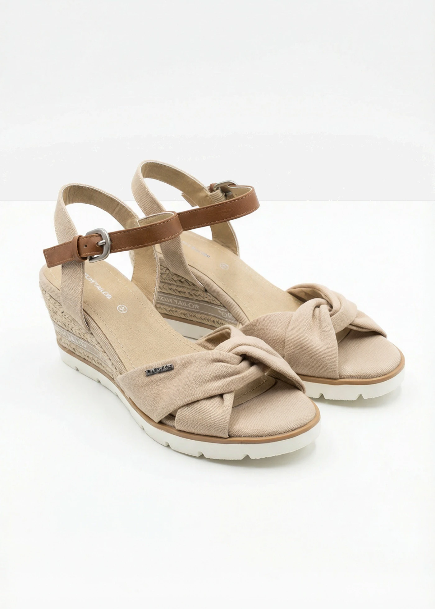 Sandalettes compensées Tom Tailor • beige • Boutique bonprix