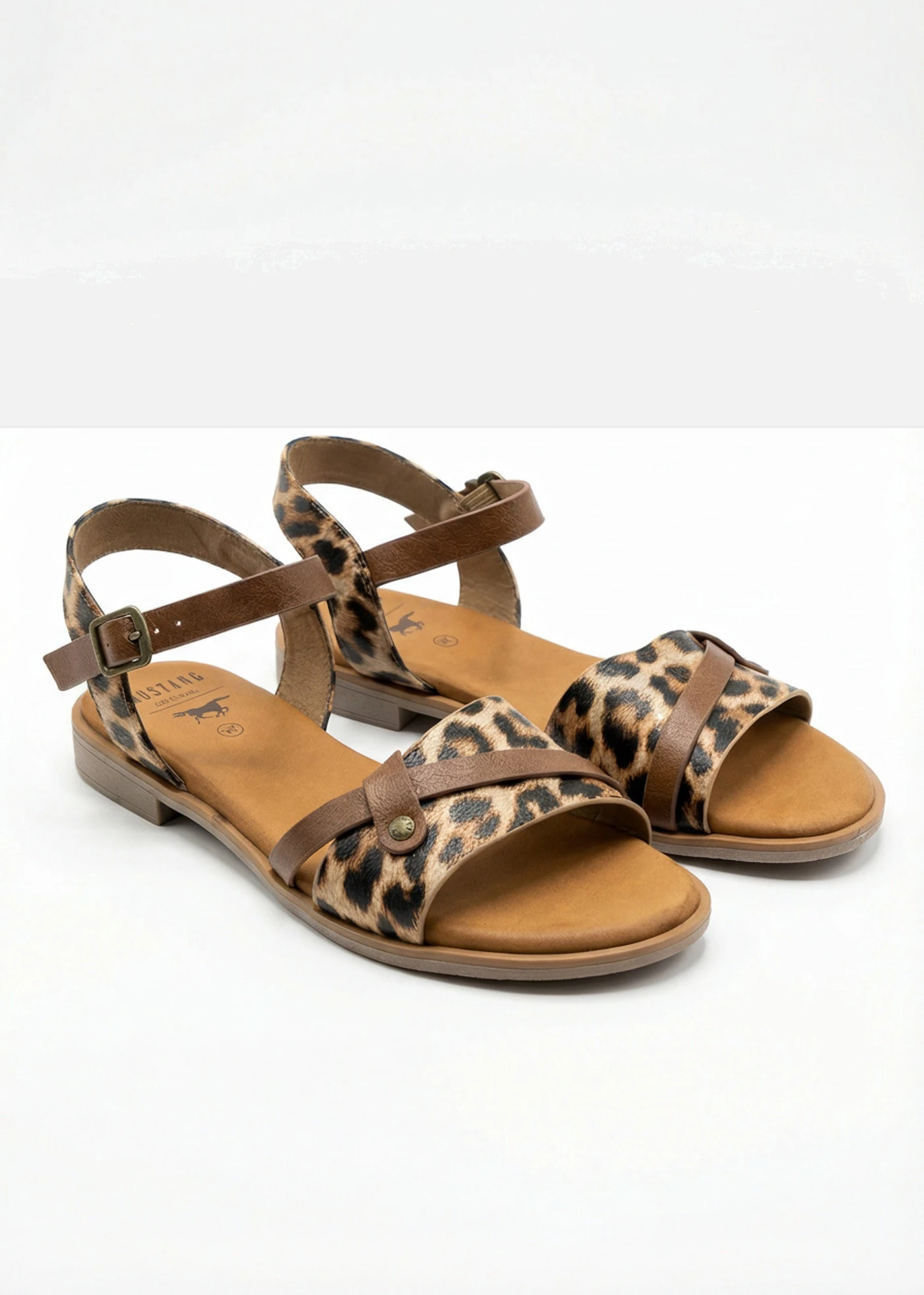 Sandales Mustang • marron léopard • Boutique bonprix