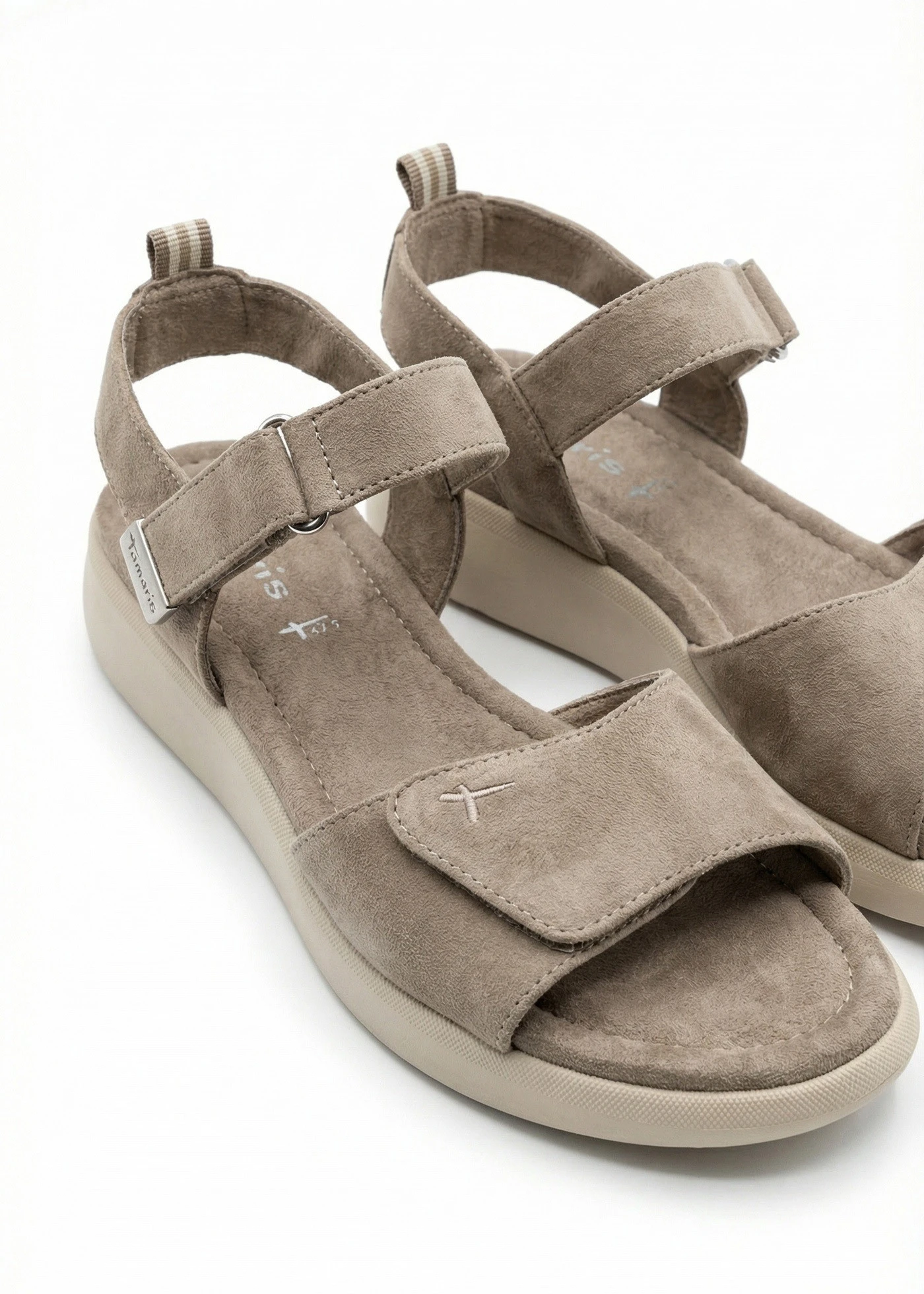 Sandaletten van Tamaris • taupe • bonprix online shop