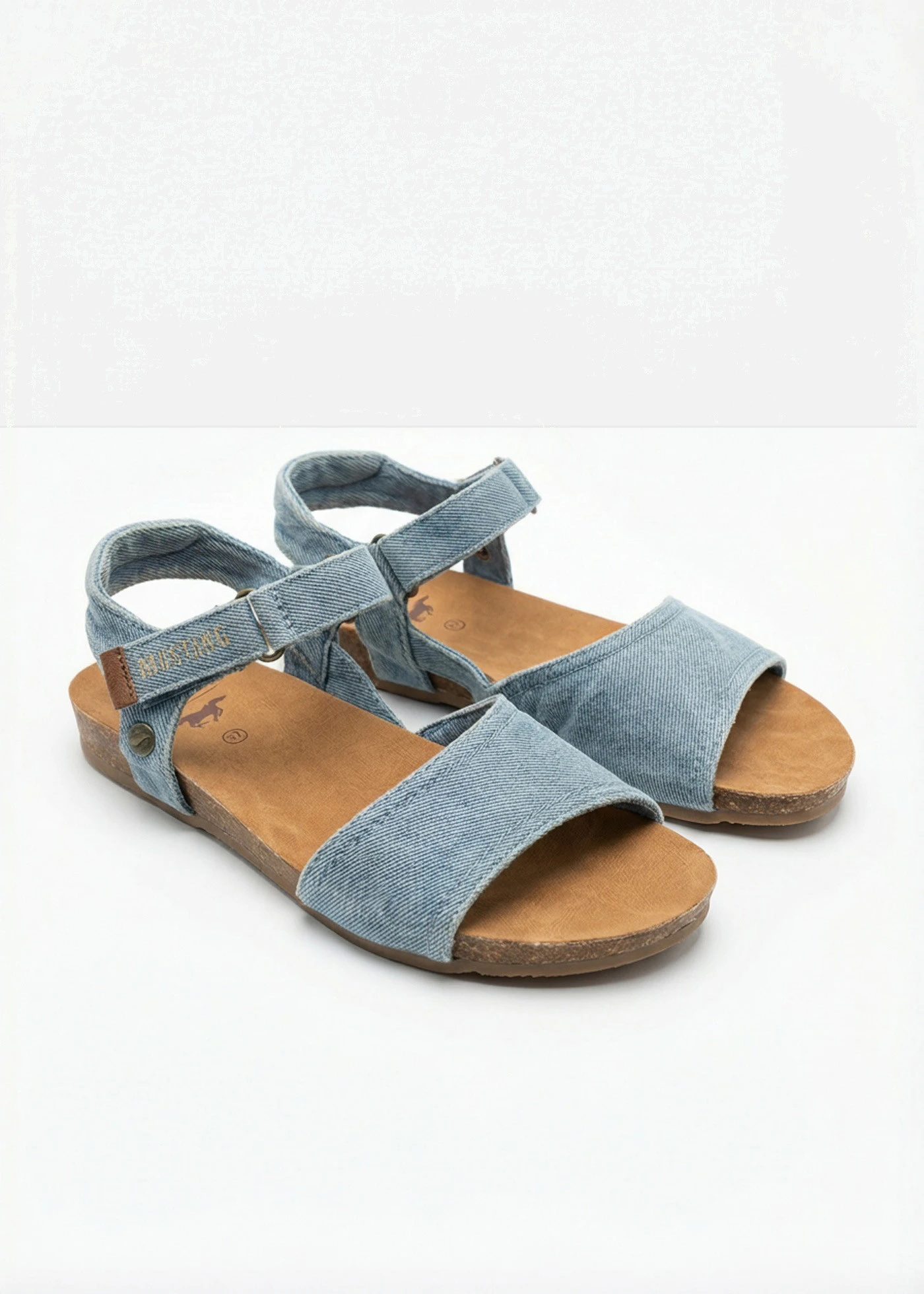 Sandales Mustang effet denim • bleu denim • Boutique bonprix