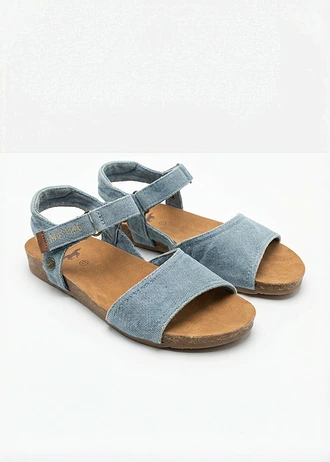 Sandale Mustang cu aspect denim • albastru denim • magazin bonprix