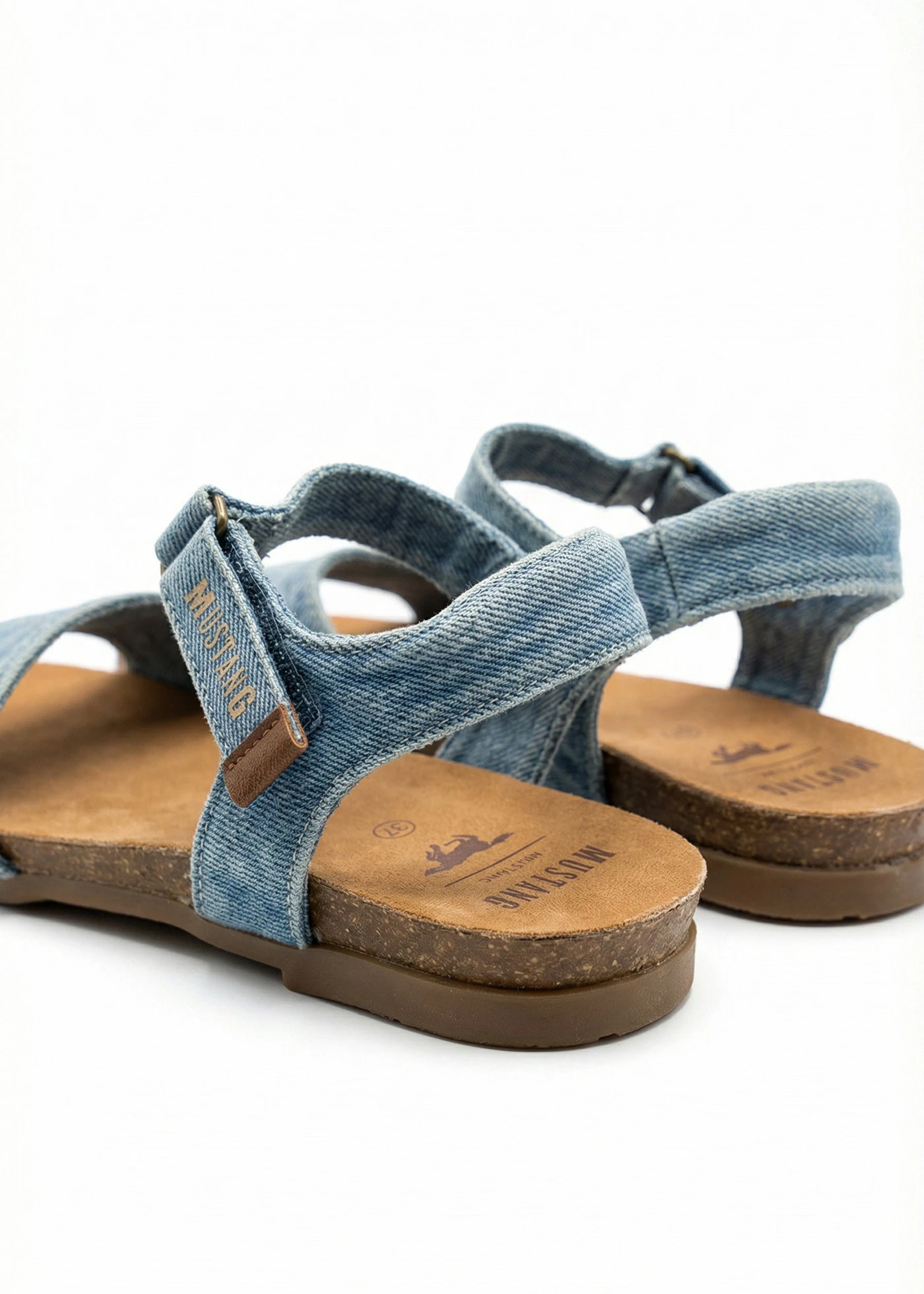 Sandales Mustang effet denim • bleu denim • Boutique bonprix