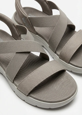 Sandales à brides élastiques Skechers • taupe • Boutique bonprix