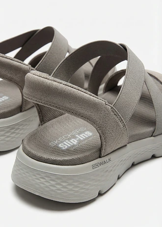 Sandales à brides élastiques Skechers • taupe • Boutique bonprix