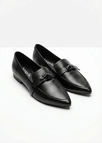 Mocassins avec nœud • noir • Boutique bonprix