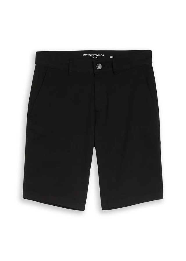 Bermuda extensible Tom Tailor • noir • Boutique bonprix