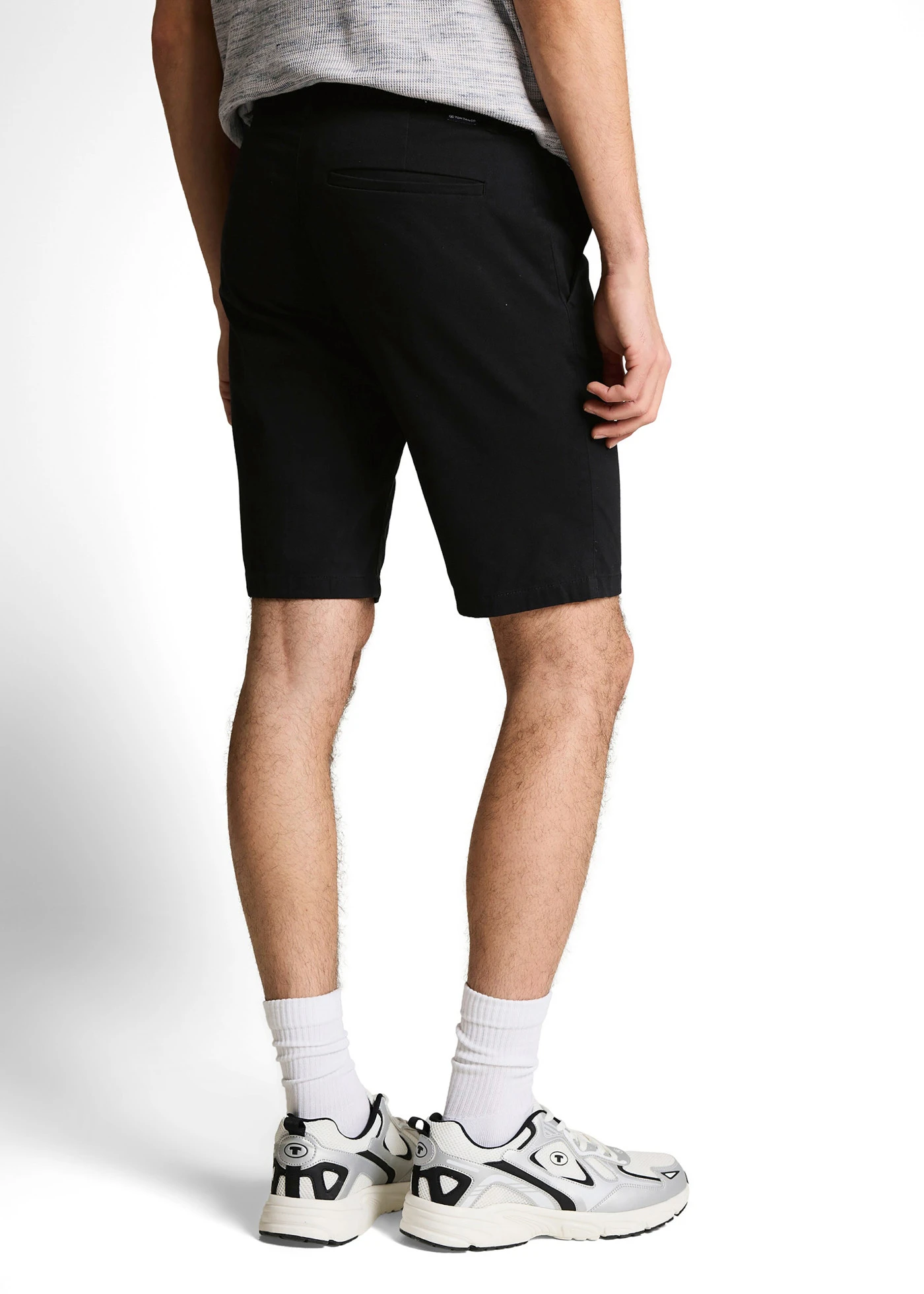 Bermude cu stretch Tom Tailor • negru • magazin bonprix