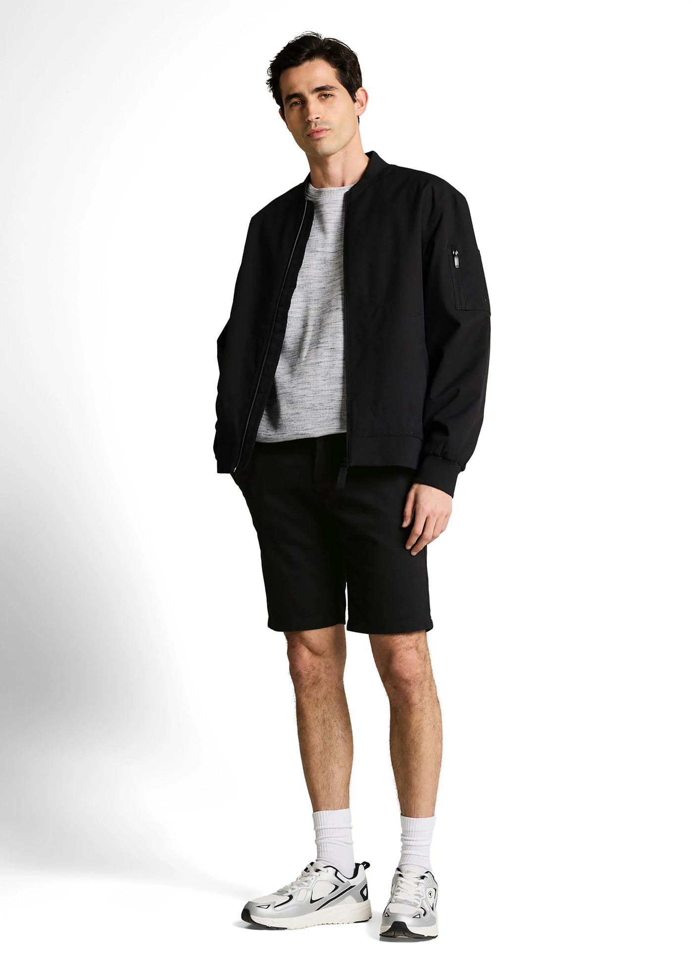 Bermuda extensible Tom Tailor • noir • Boutique bonprix