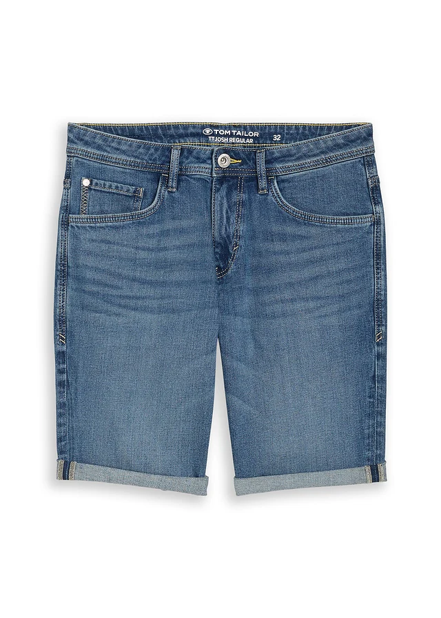 Tom Tailor sztreccs farmer bermuda • középkék denim • bonprix áruház