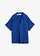 Blouse en gaze de coton douce, Couleur: bleu cobalt
