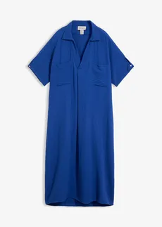 Robe caftan en gaze de coton douce • bleu cobalt • Boutique bonprix
