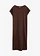 Robe en jersey coton, Couleur: marron foncé