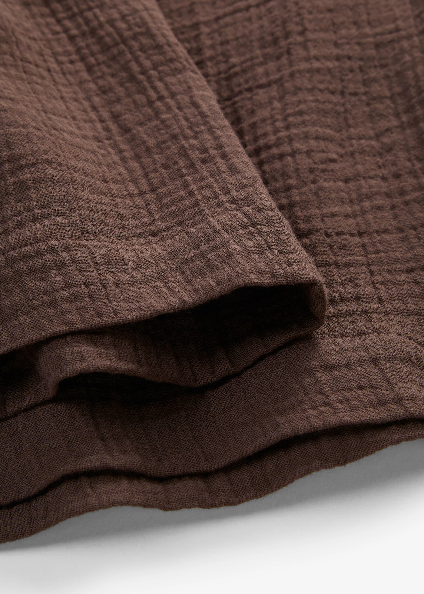 Bermuda à taille élastiquée 100% coton • marron foncé • product-page.page-title-suffix