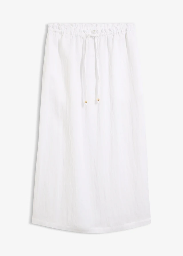 Maxi rok in een viscosemix • wit • product-page.page-title-suffix