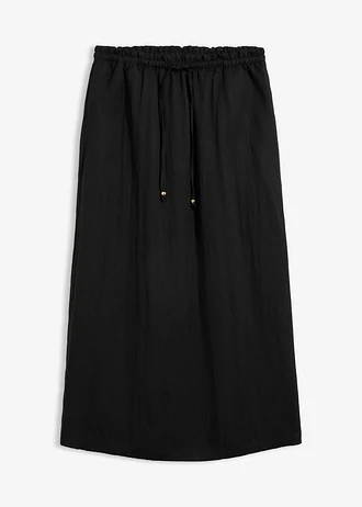 Jupe longue en viscose mélangée