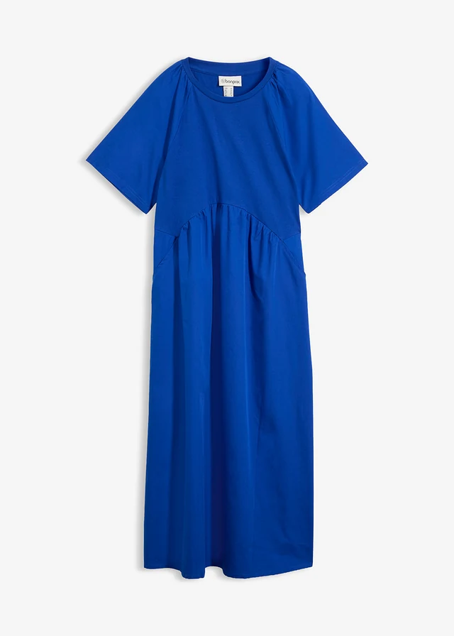 Robe midi 100% coton • bleu cobalt • product-page.page-title-suffix