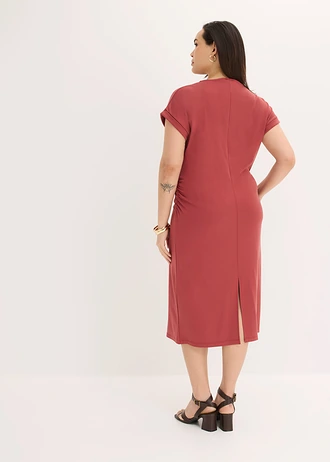 Robe en jersey Punto di Roma, Couleur: rouge désert