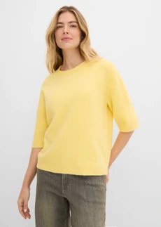 Sweter oversize, kolor: jasnożółty