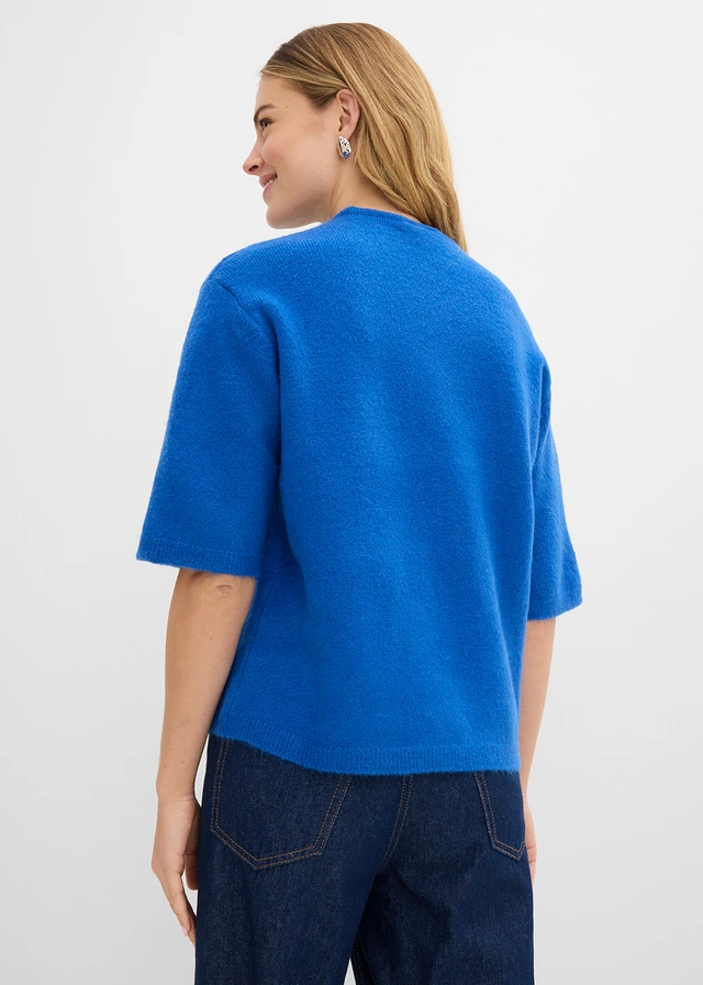 Pull oversize, Couleur: bleu arctique