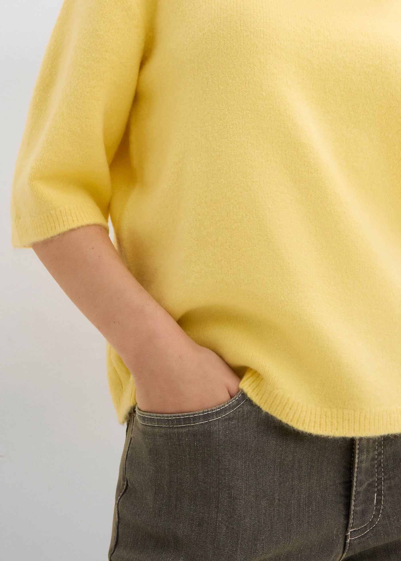 Pulover oversize • galben deschis • magazin bonprix