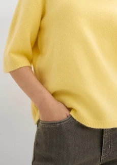 Oversize-pulóver • svetložltá • obchod bonprix