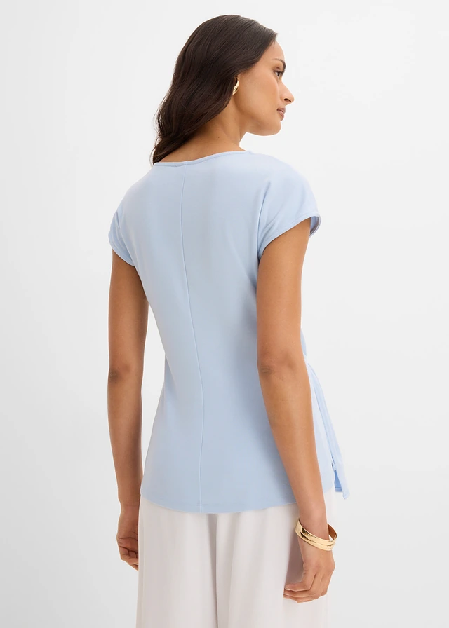 Top en Punto di Roma • bleu poudré • product-page.page-title-suffix