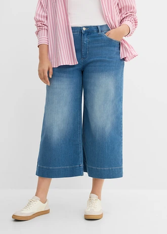 Ultra Soft džíny Culotte, barva: světle modrý denim used