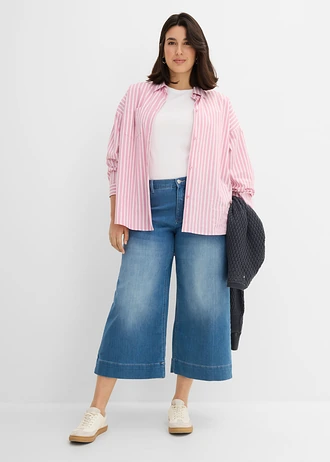 Ultra Soft džíny Culotte, barva: světle modrý denim used